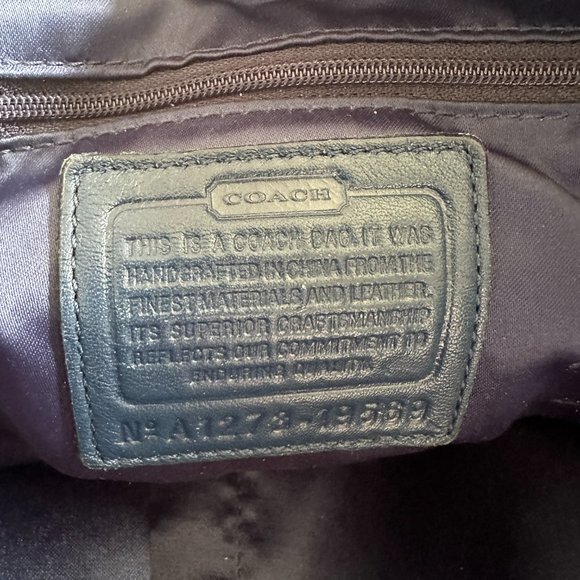 Coach Tote waxed leather - Picture 2 of 6